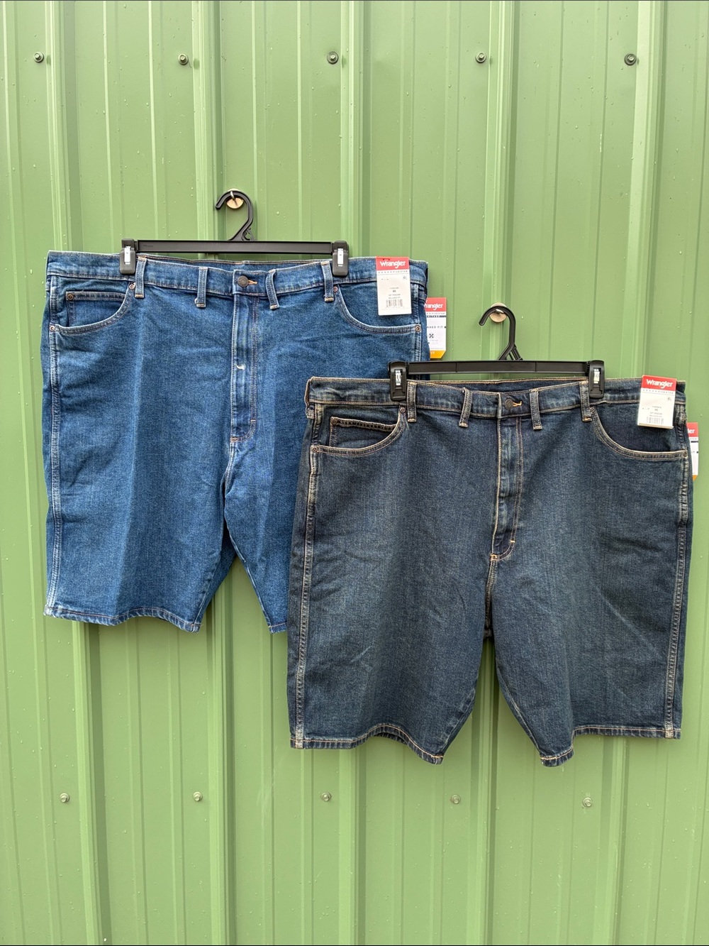 Men’s Wrangler Denim Relaxed Fit Five Pocket Shorts 2-Pack Size 46